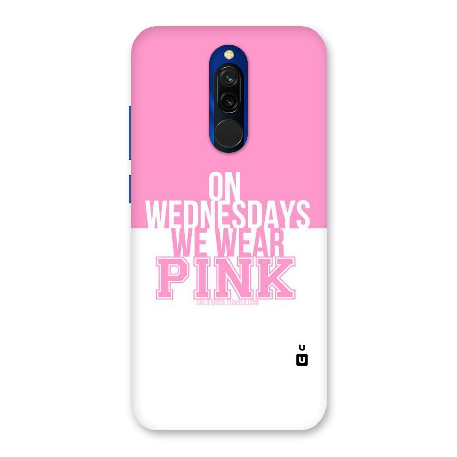 Wear Pink Back Case for Redmi 8
