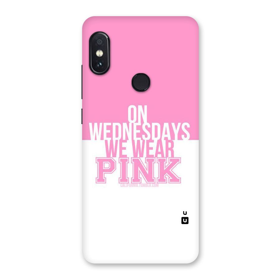 Wear Pink Back Case for Redmi Note 5 Pro