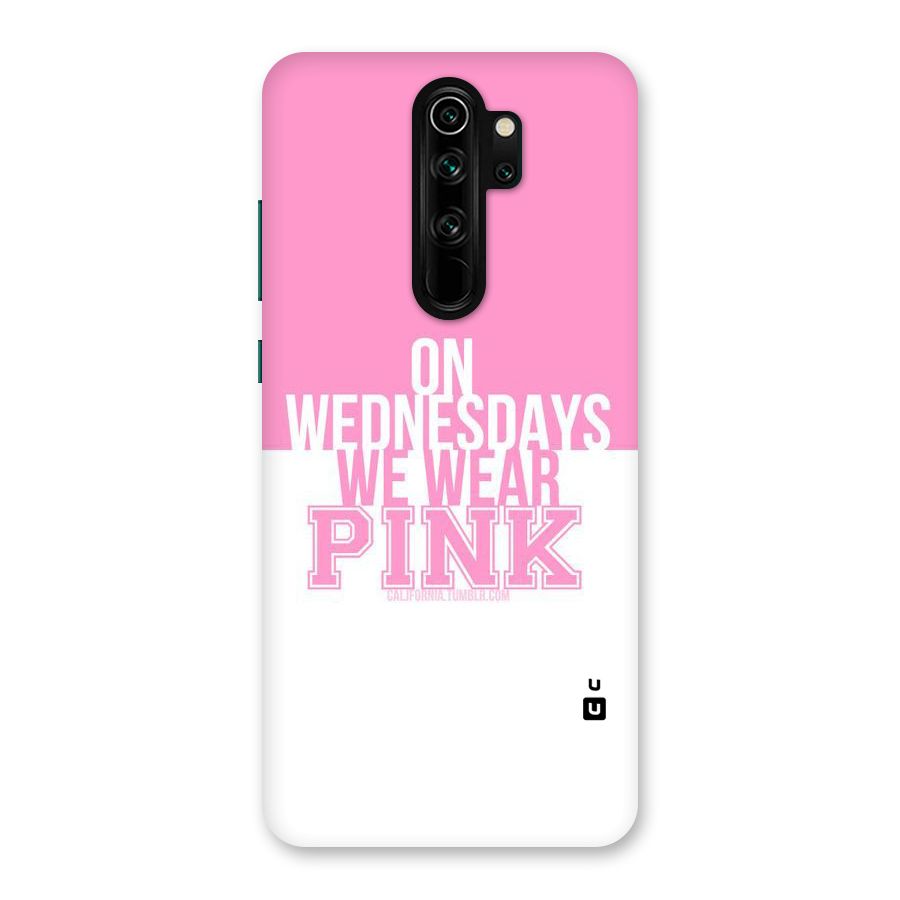 Wear Pink Back Case for Redmi Note 8 Pro