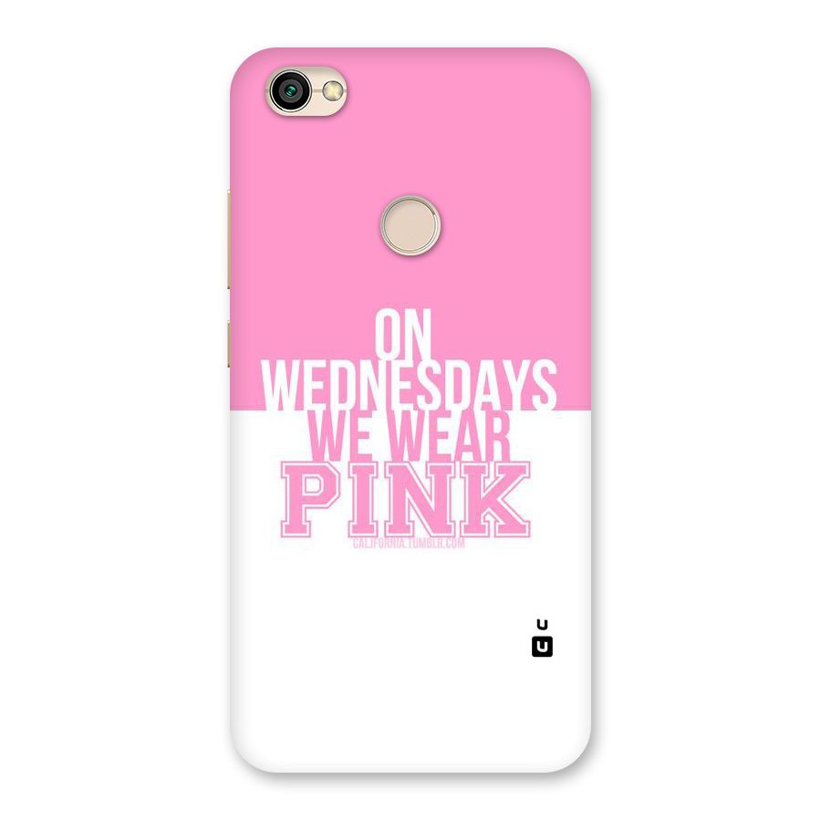 Wear Pink Back Case for Redmi Y1 2017