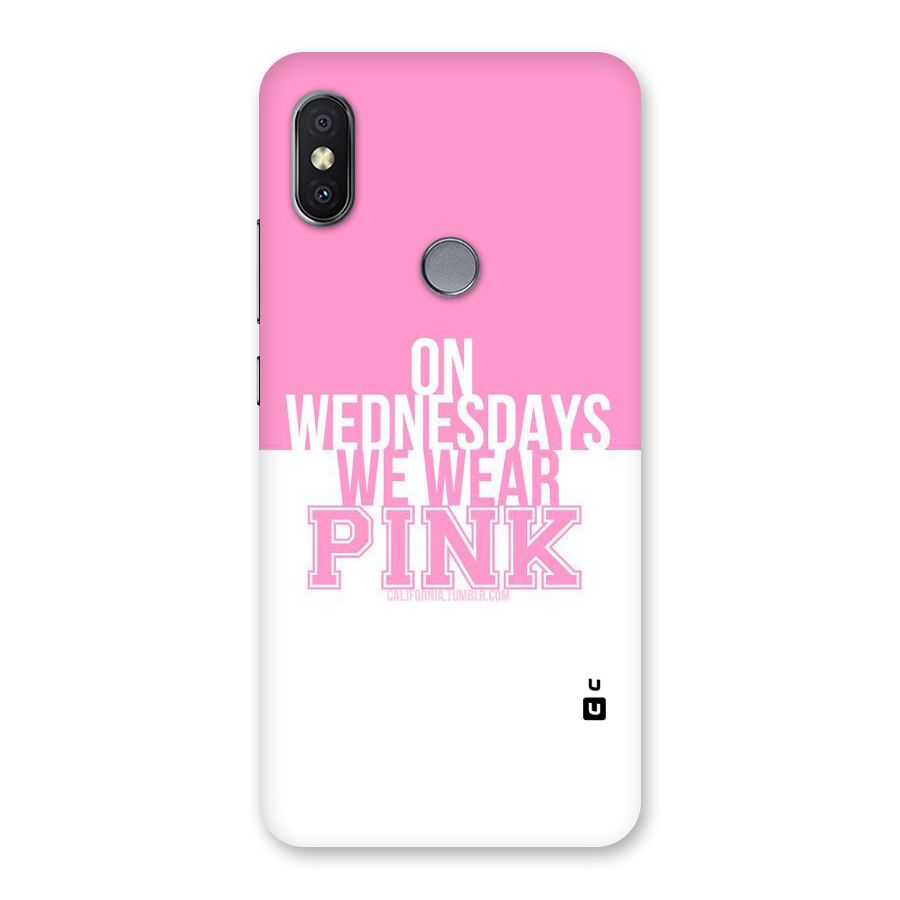 Wear Pink Back Case for Redmi Y2