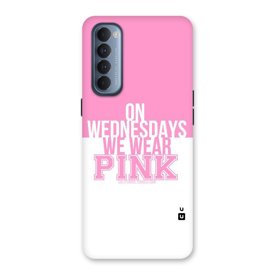 Wear Pink Back Case for Reno4 Pro