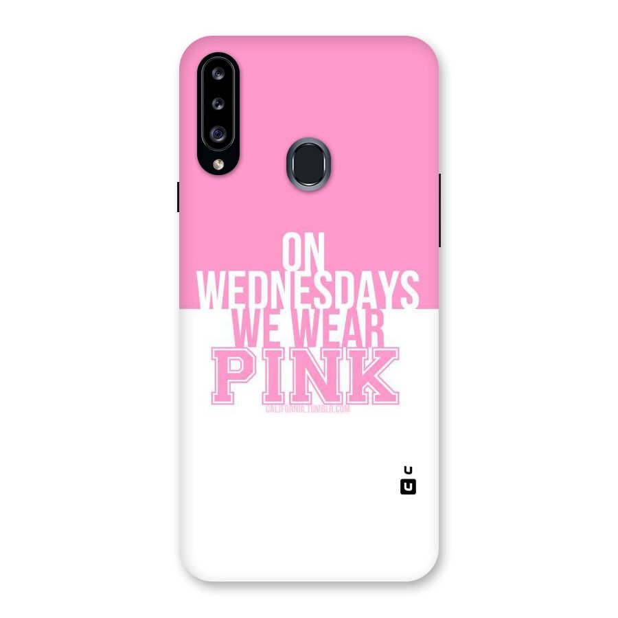 Wear Pink Back Case for Samsung Galaxy A20s