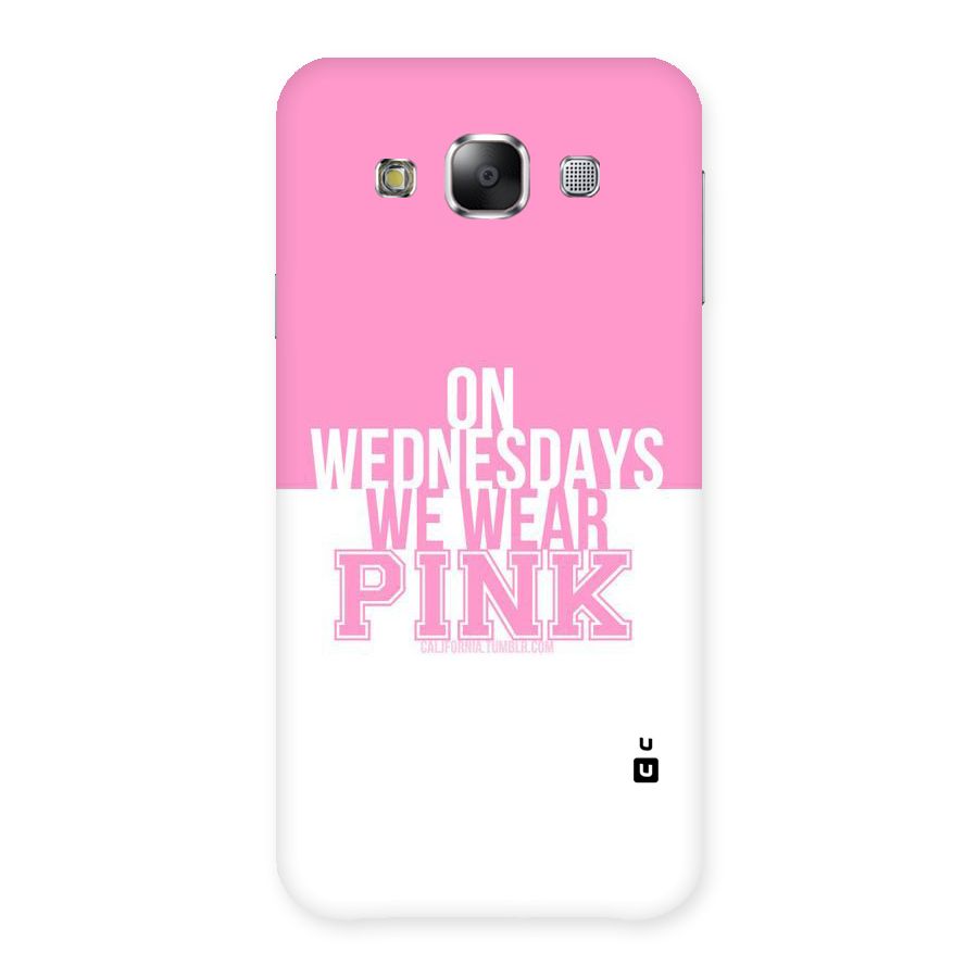 Wear Pink Back Case for Samsung Galaxy E5