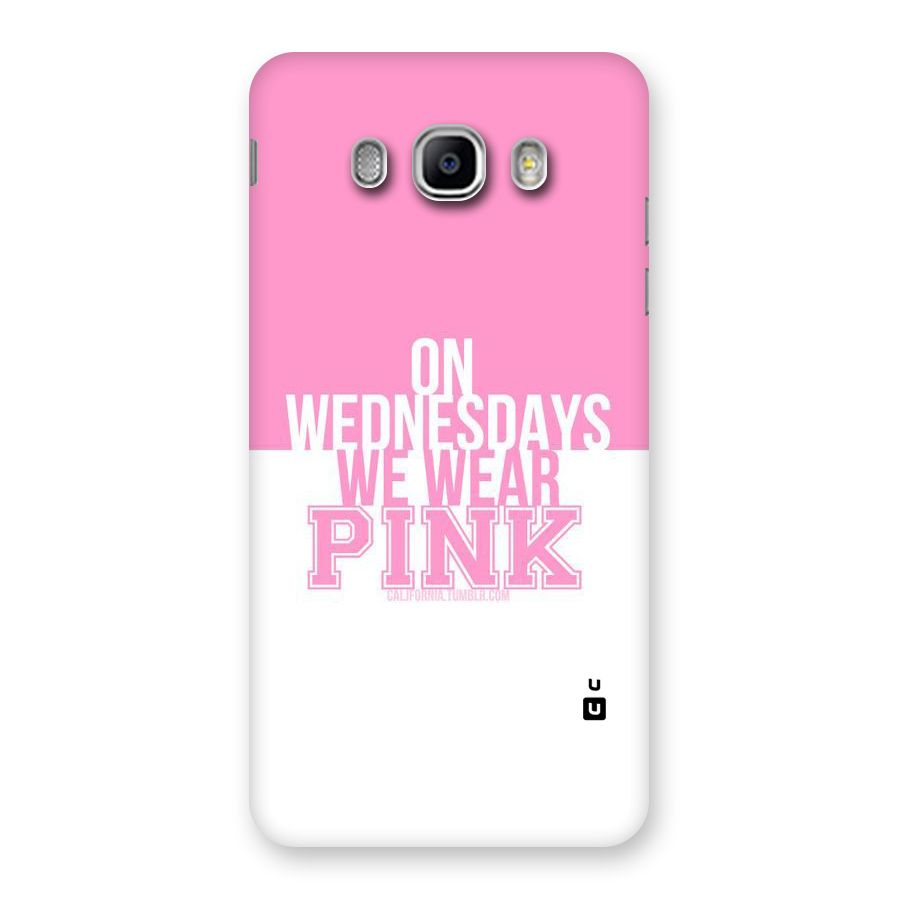 Wear Pink Back Case for Samsung Galaxy J5 2016