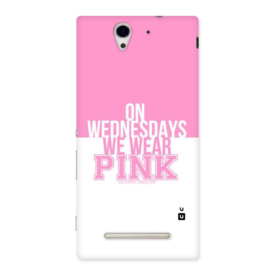 Wear Pink Back Case for Sony Xperia C3
