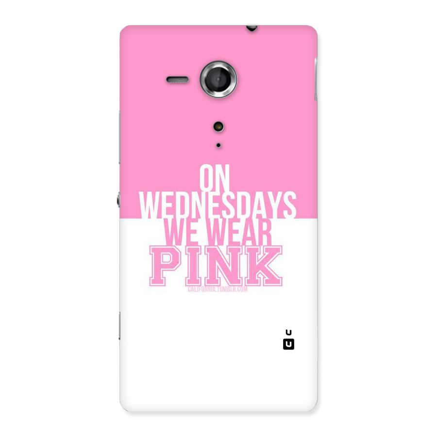 Wear Pink Back Case for Sony Xperia SP