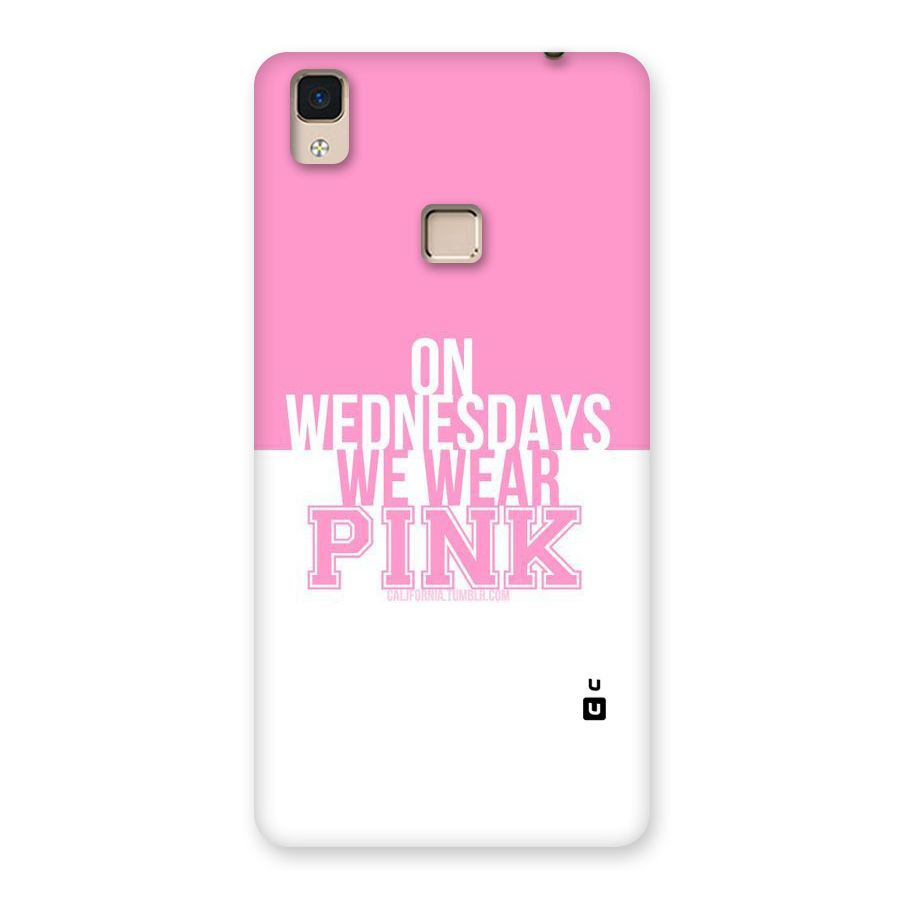 Wear Pink Back Case for V3 Max
