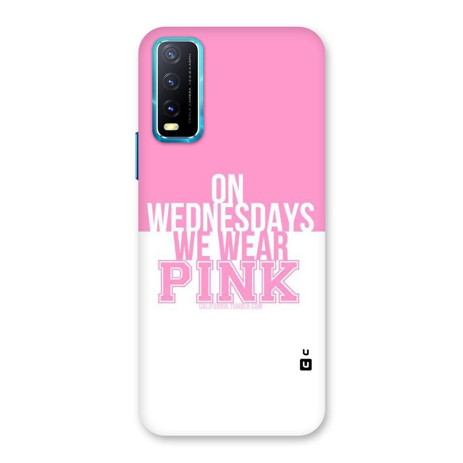 Wear Pink Back Case for Vivo Y20G