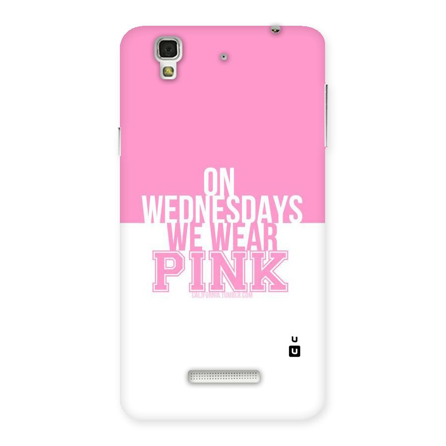 Wear Pink Back Case for Yu Yureka