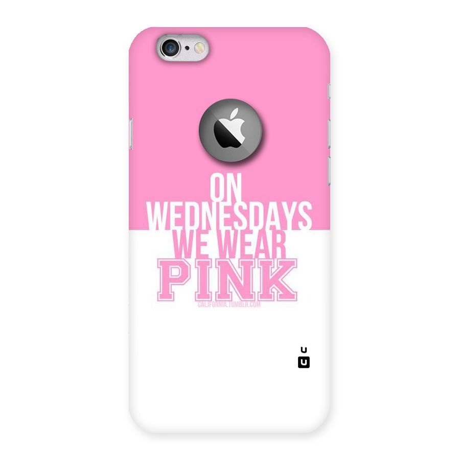 Wear Pink Back Case for iPhone 6 Logo Cut