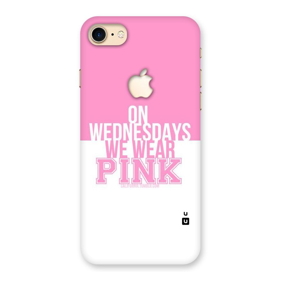 Wear Pink Back Case for iPhone 7 Apple Cut