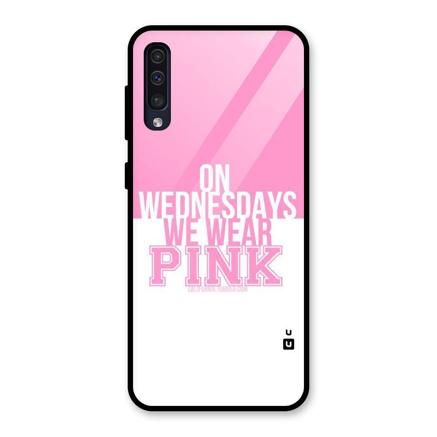 Wear Pink Glass Back Case for Galaxy A30s
