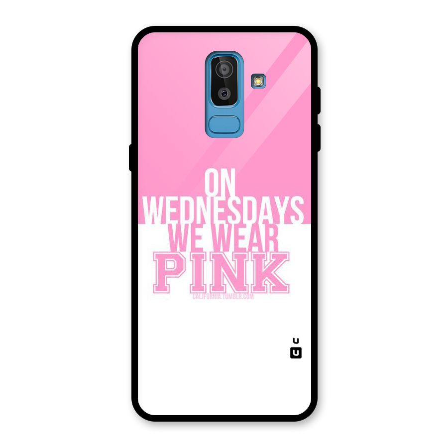 Wear Pink Glass Back Case for Galaxy J8