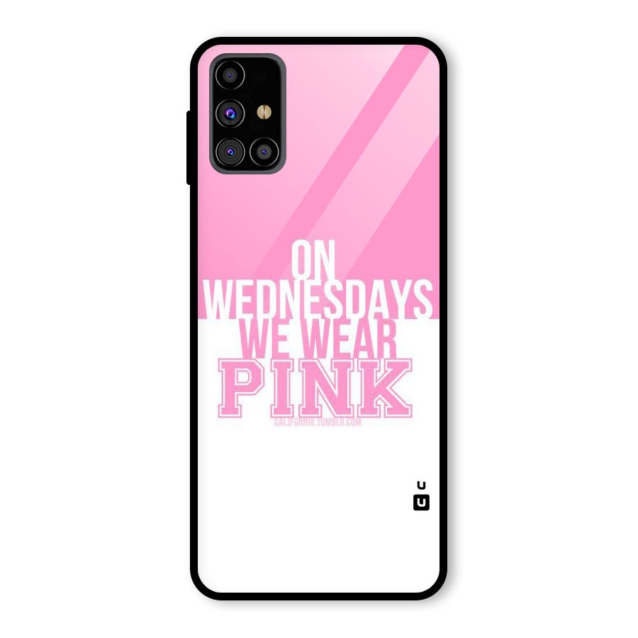 Wear Pink Glass Back Case for Galaxy M31s