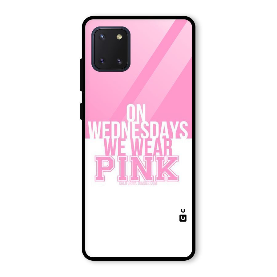 Wear Pink Glass Back Case for Galaxy Note 10 Lite