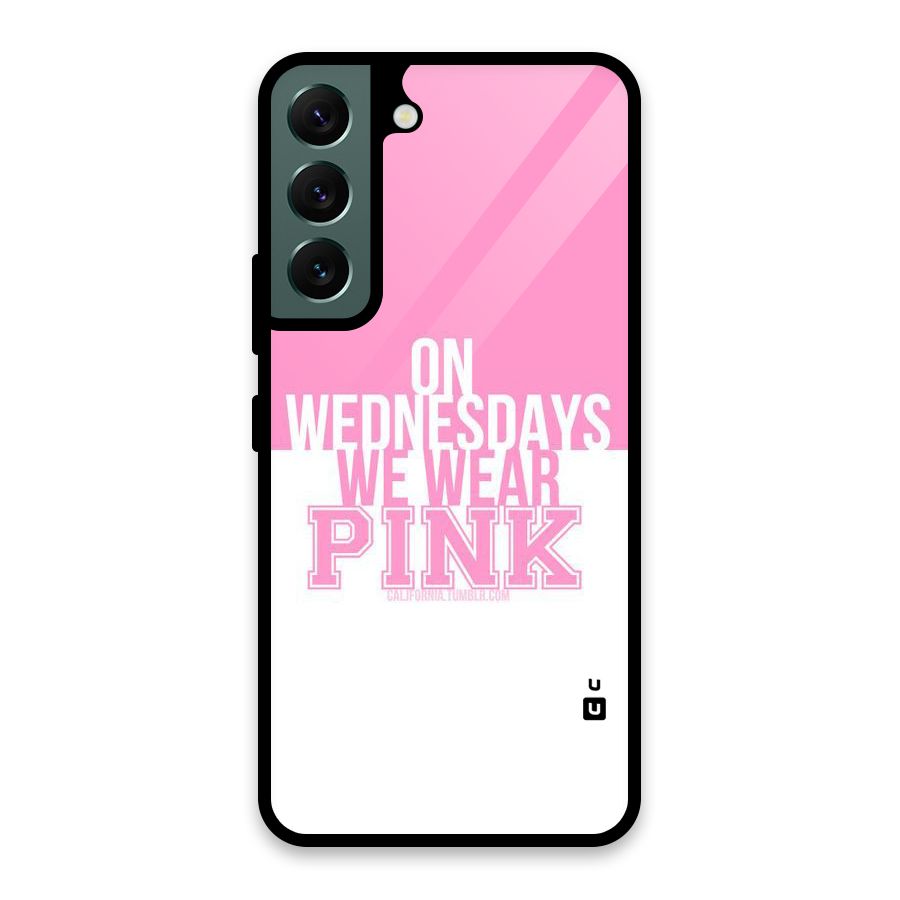 Wear Pink Glass Back Case for Galaxy S22 5G
