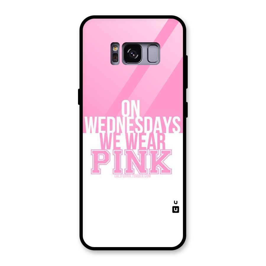 Wear Pink Glass Back Case for Galaxy S8