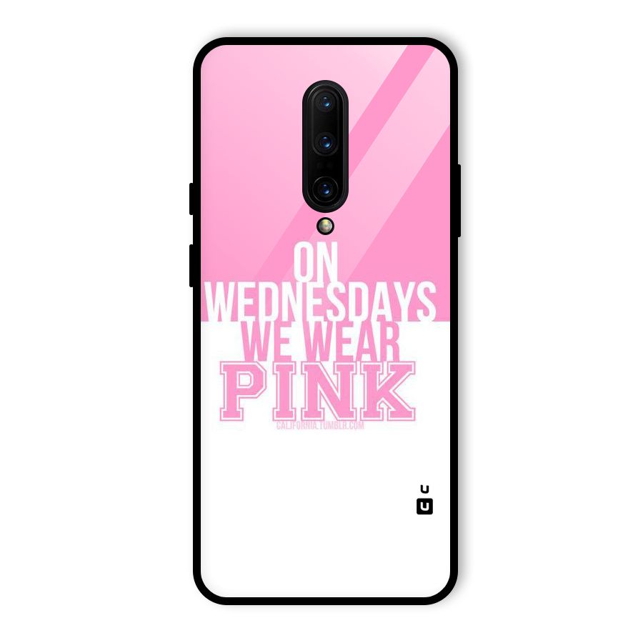 Wear Pink Glass Back Case for OnePlus 7 Pro