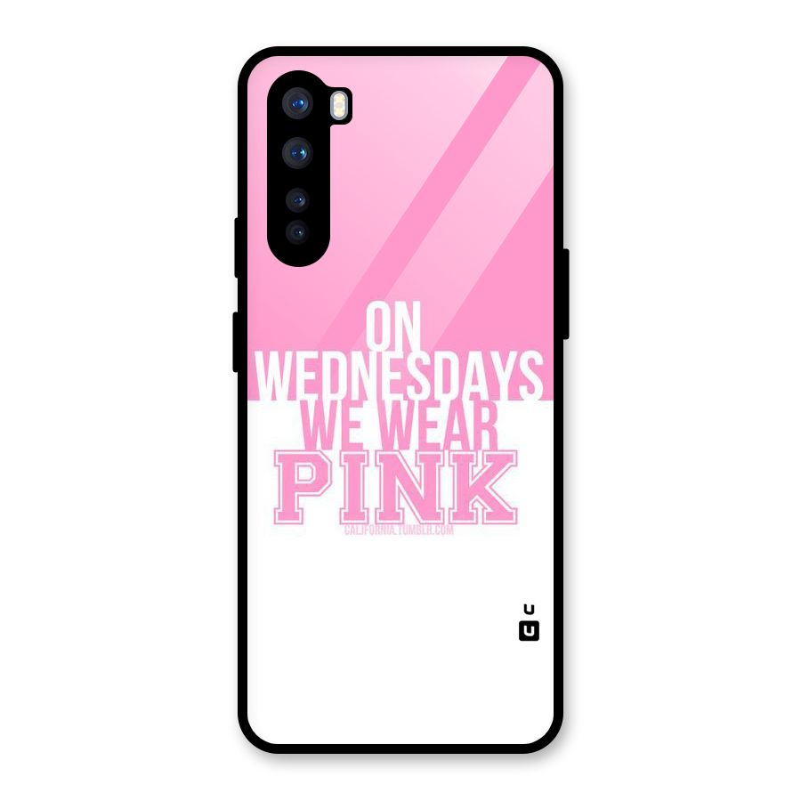 Wear Pink Glass Back Case for OnePlus Nord