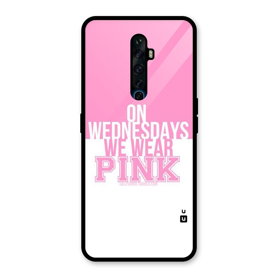 Wear Pink Glass Back Case for Oppo Reno2 F