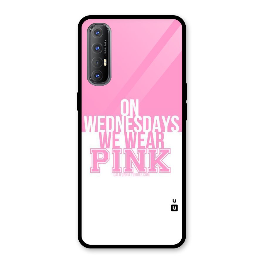 Wear Pink Glass Back Case for Oppo Reno3 Pro