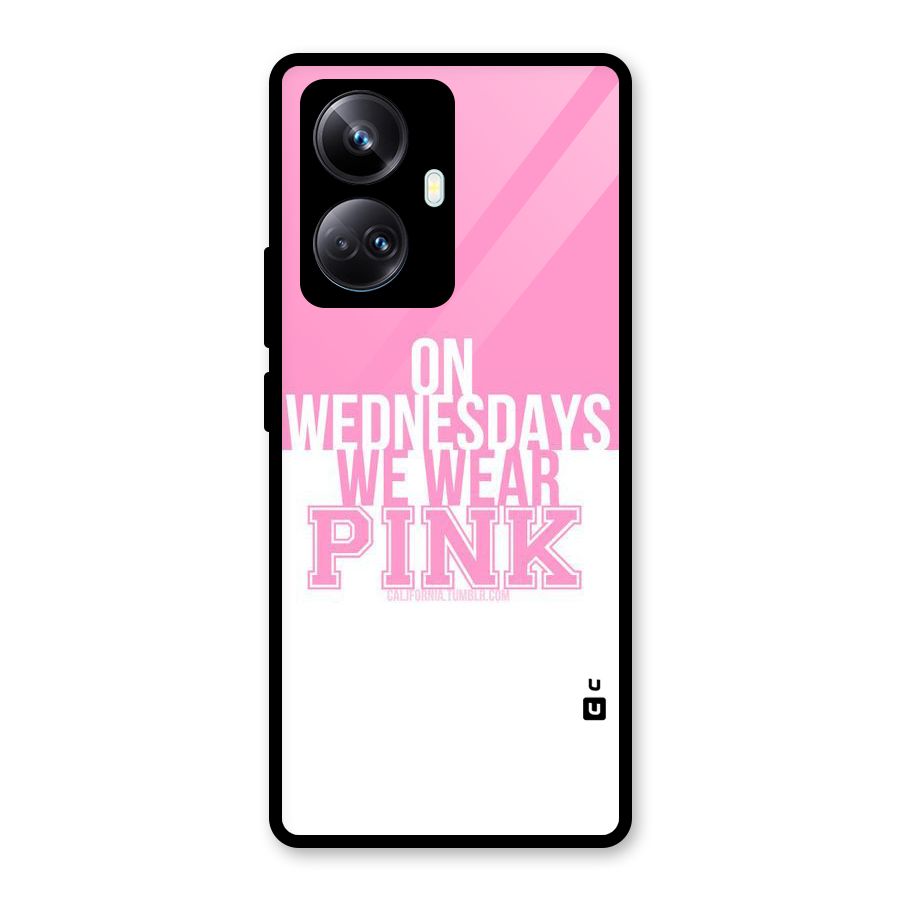 Wear Pink Glass Back Case for Realme 10 Pro Plus