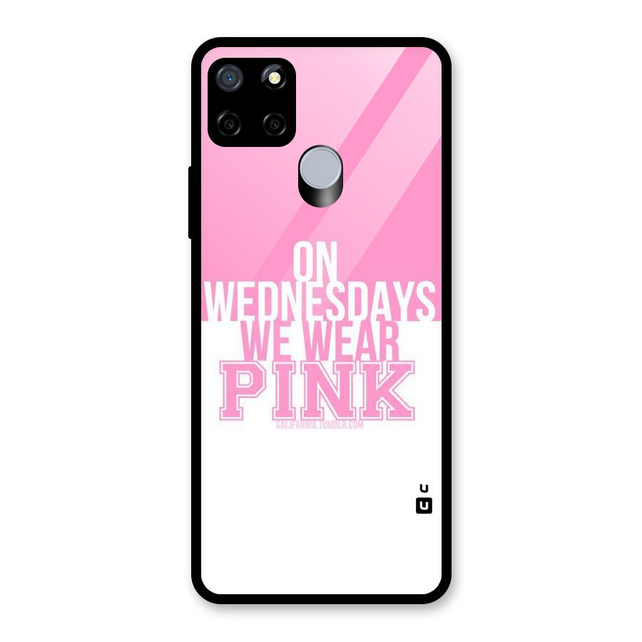 Wear Pink Glass Back Case for Realme C12