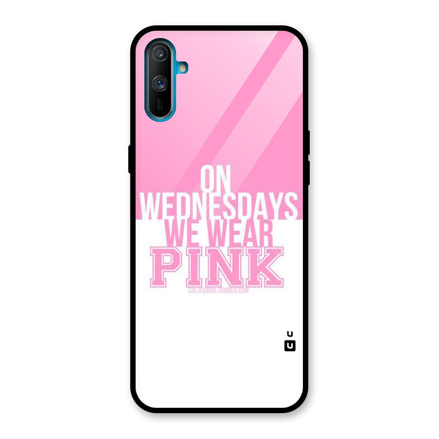 Wear Pink Glass Back Case for Realme C3