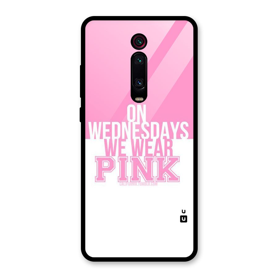 Wear Pink Glass Back Case for Redmi K20