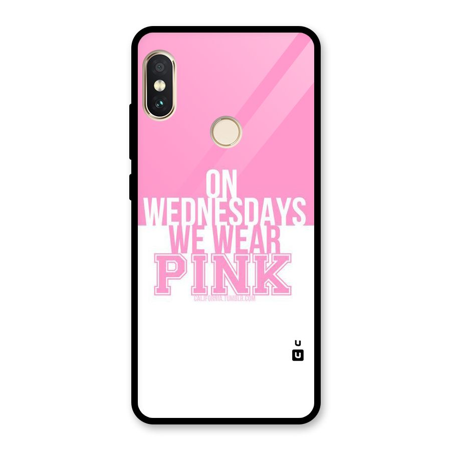Wear Pink Glass Back Case for Redmi Note 5 Pro