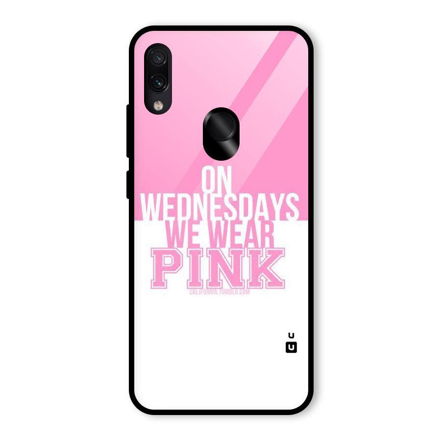 Wear Pink Glass Back Case for Redmi Note 7 Pro