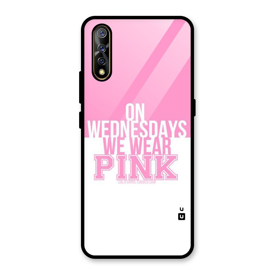 Wear Pink Glass Back Case for Vivo S1