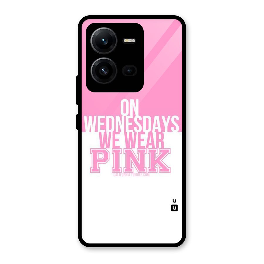 Wear Pink Glass Back Case for Vivo V25