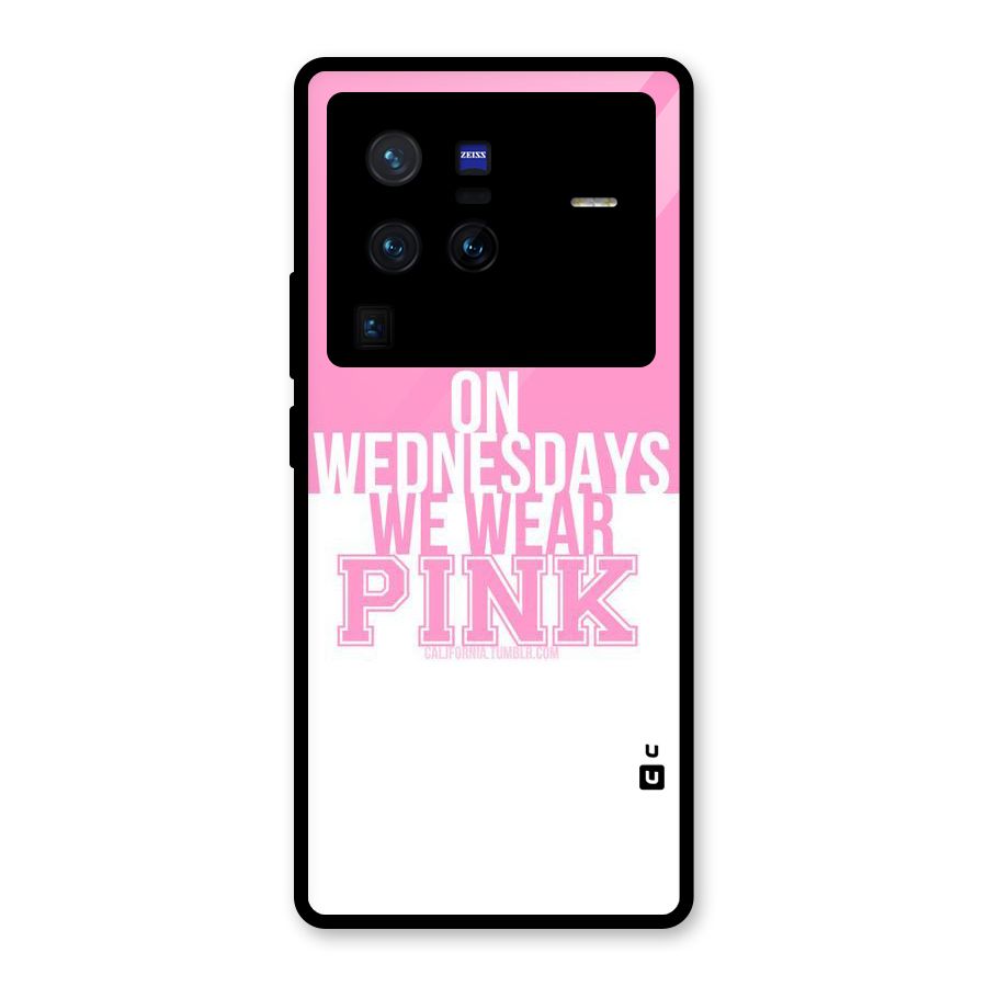 Wear Pink Glass Back Case for Vivo X80 Pro