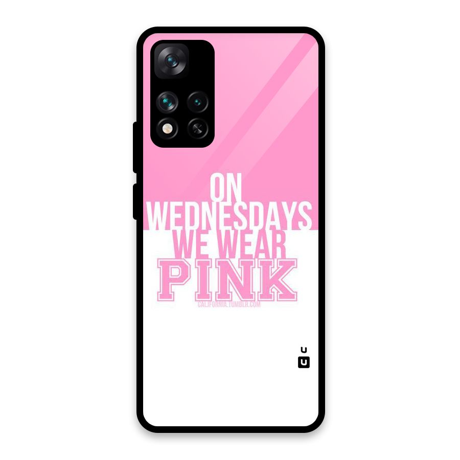 Wear Pink Glass Back Case for Xiaomi 11i HyperCharge 5G