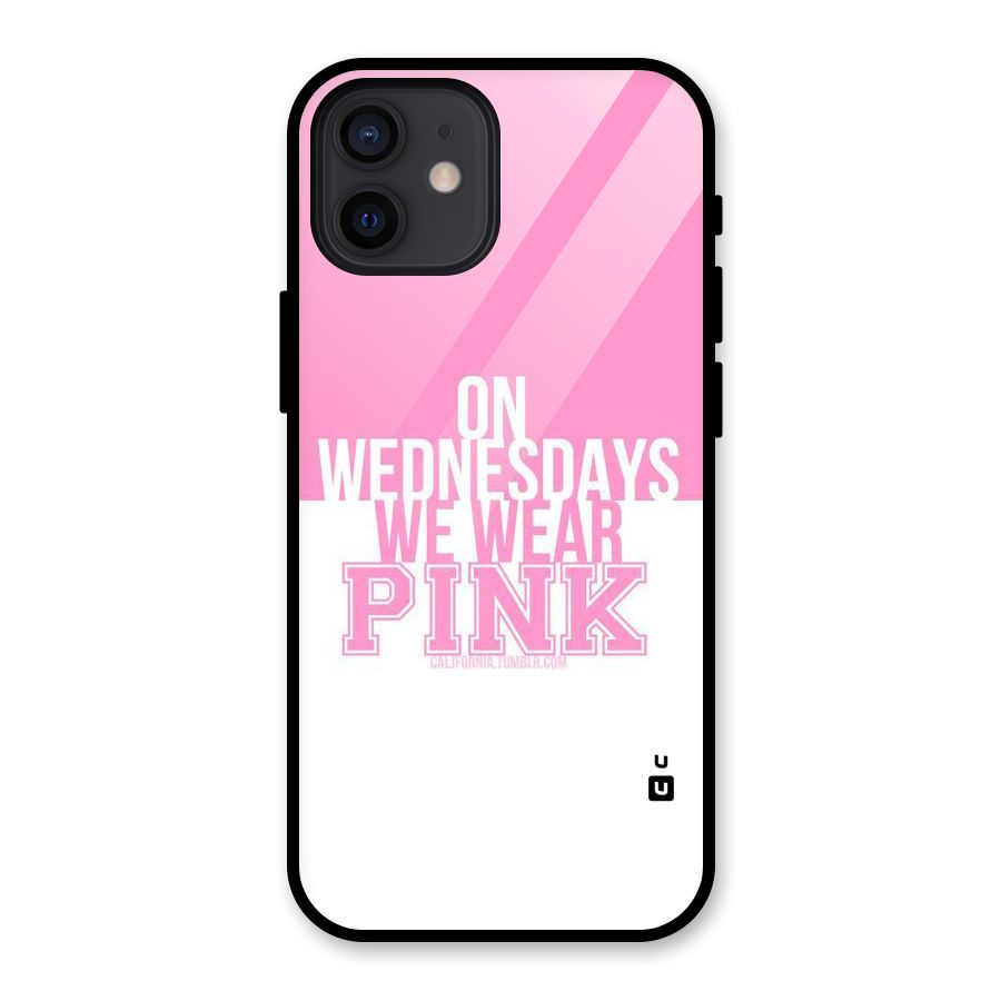 Wear Pink Glass Back Case for iPhone 12