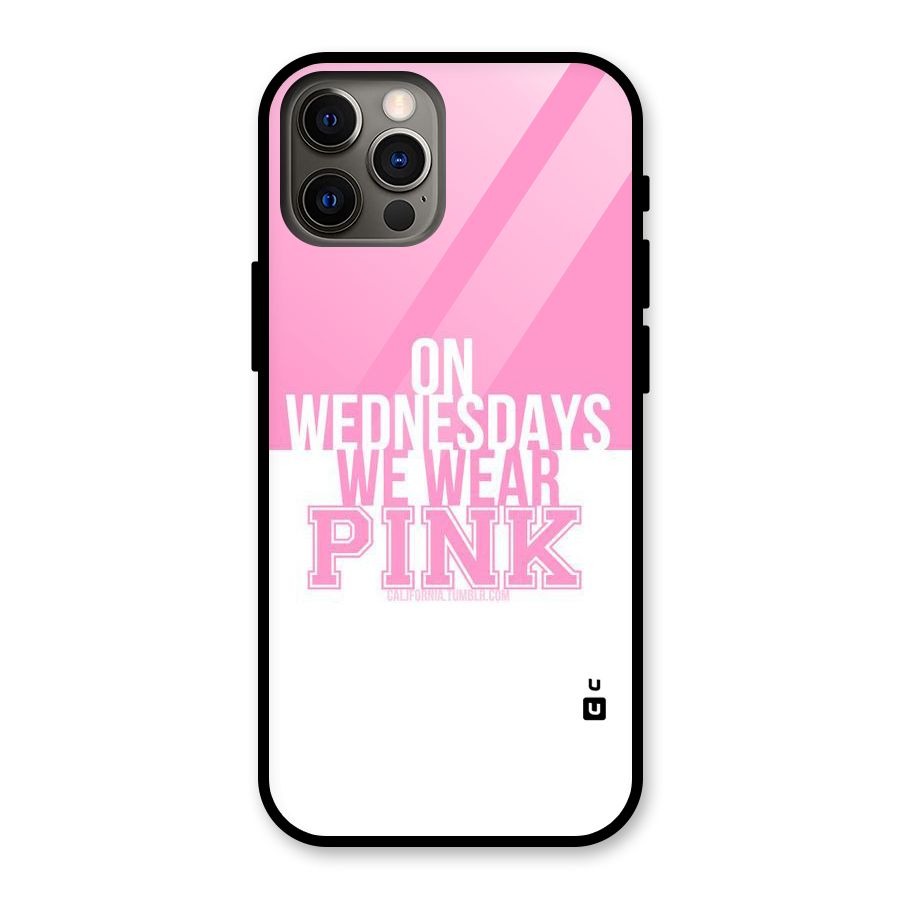 Wear Pink Glass Back Case for iPhone 12 Pro