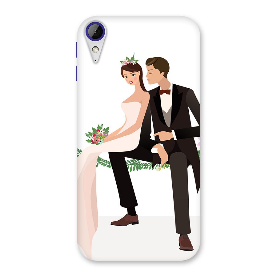 Wedding Couple Back Case for Desire 830