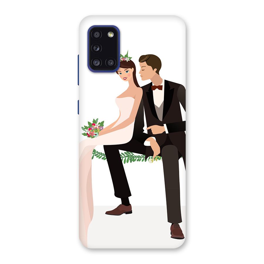 Wedding Couple Back Case for Galaxy A31