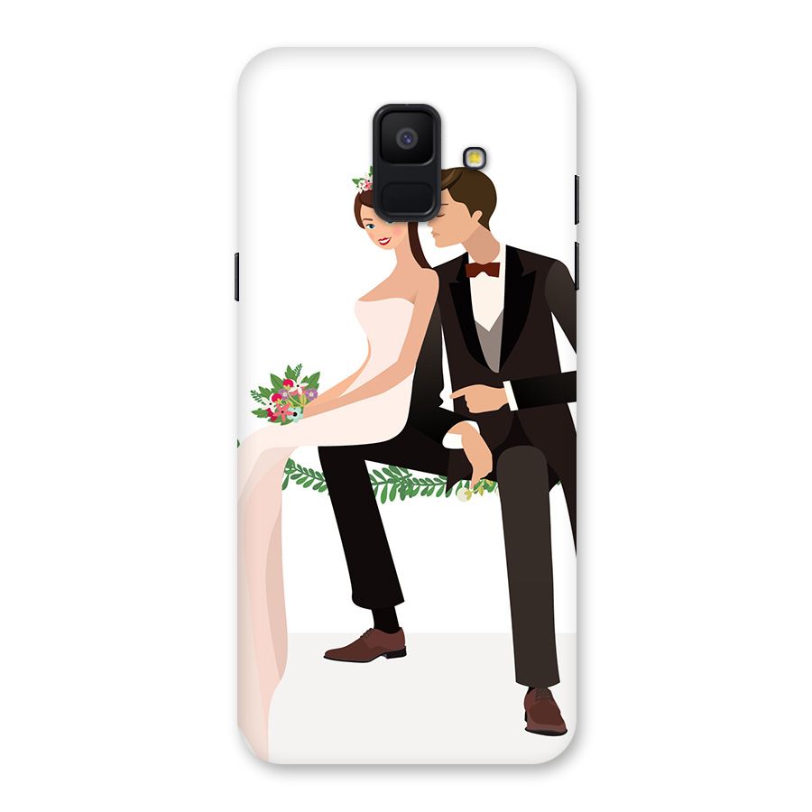 Wedding Couple Back Case for Galaxy A6 (2018)
