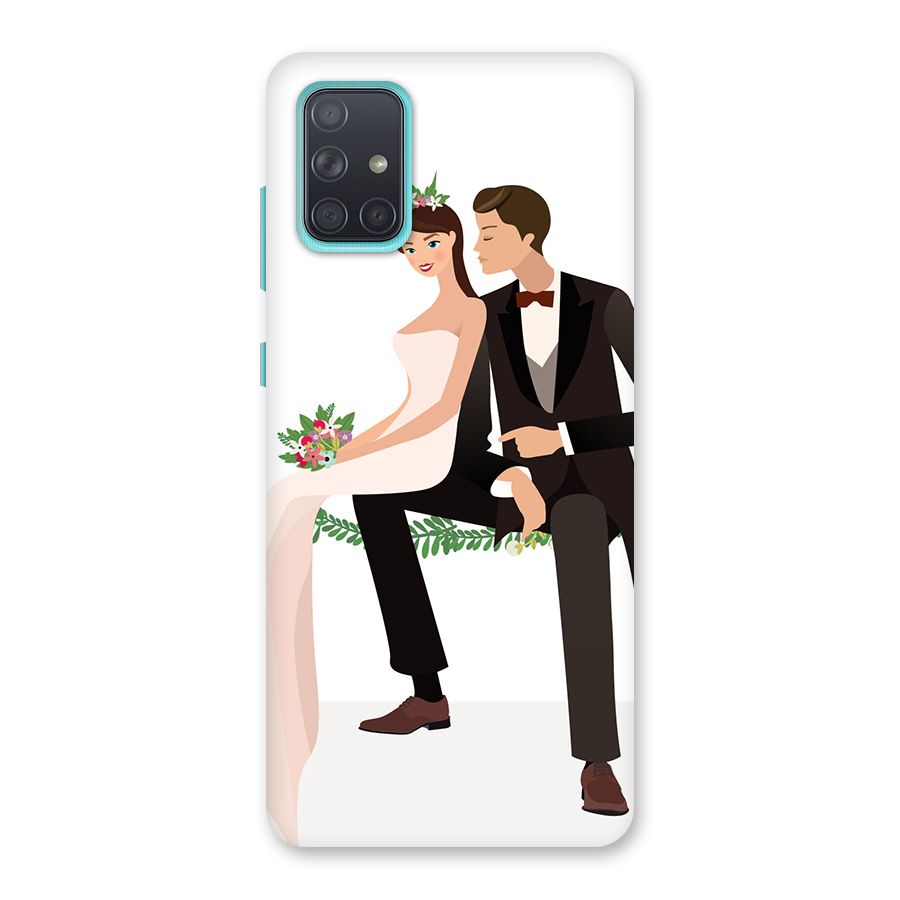 Wedding Couple Back Case for Galaxy A71