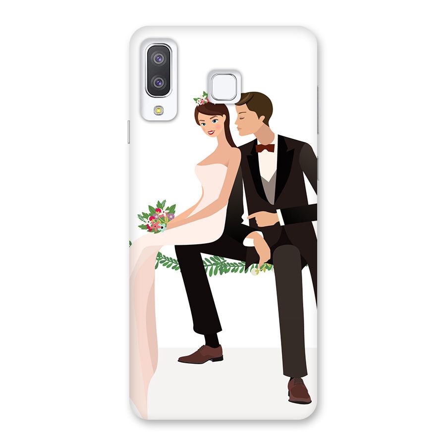 Wedding Couple Back Case for Galaxy A8 Star