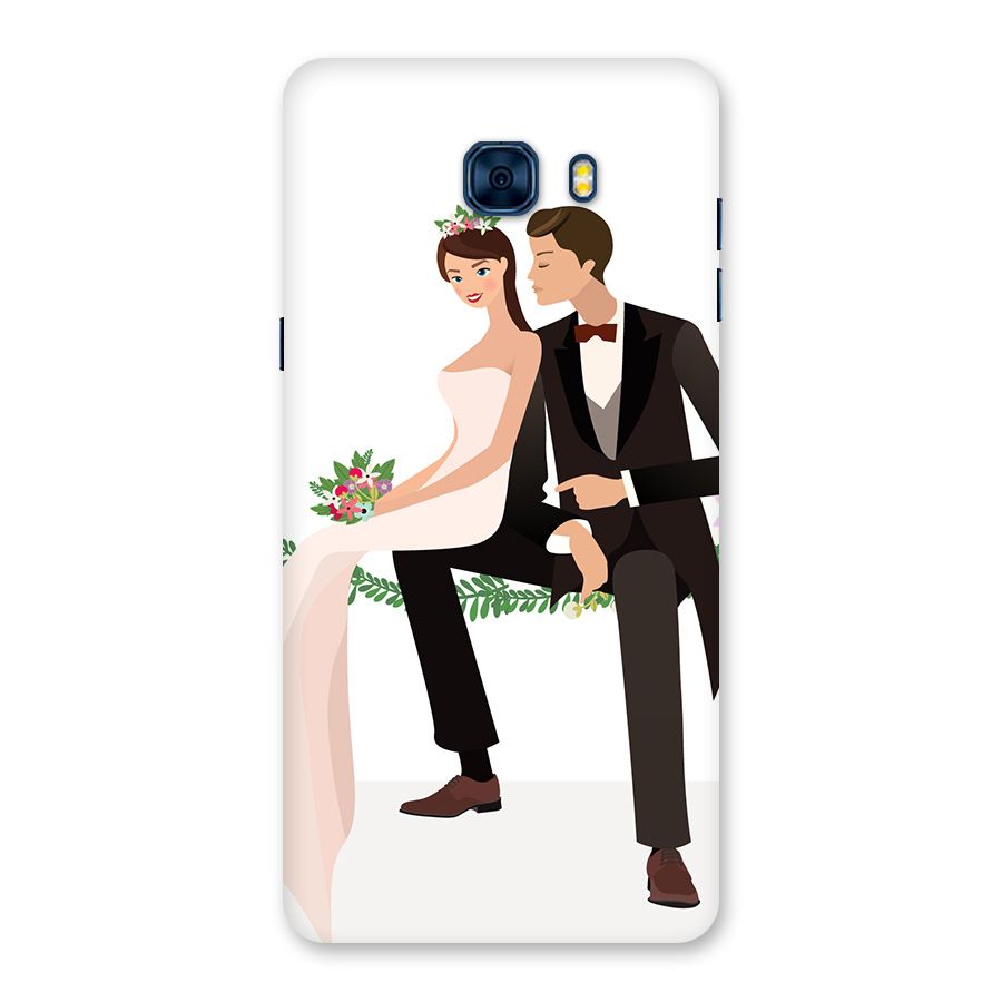 Wedding Couple Back Case for Galaxy C7 Pro