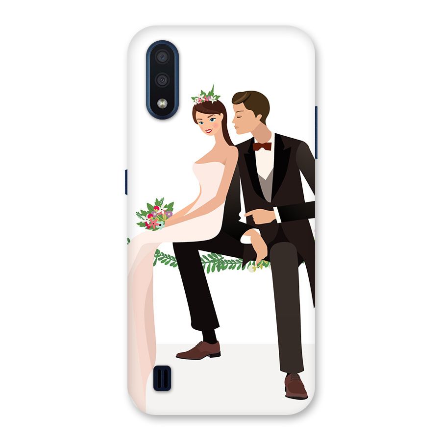 Wedding Couple Back Case for Galaxy M01