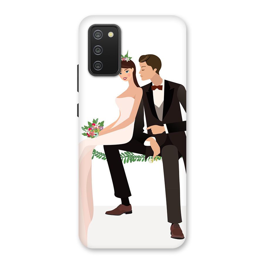 Wedding Couple Back Case for Galaxy M02s
