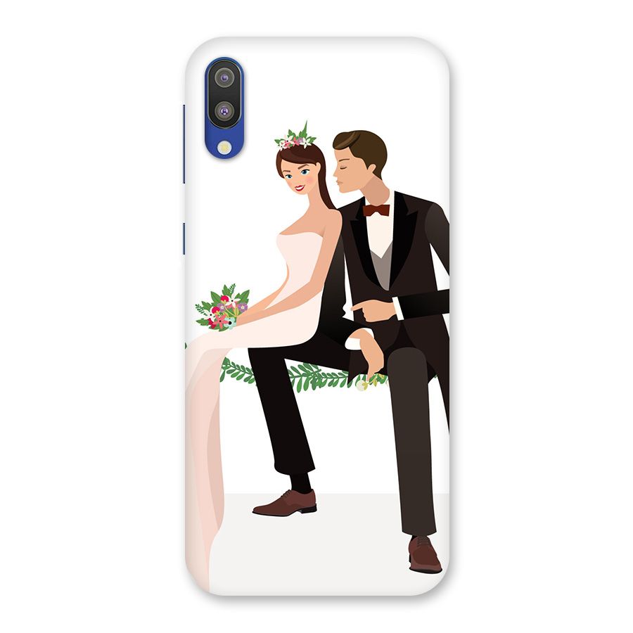 Wedding Couple Back Case for Galaxy M10