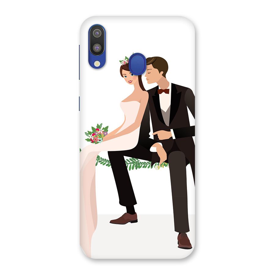 Wedding Couple Back Case for Galaxy M20