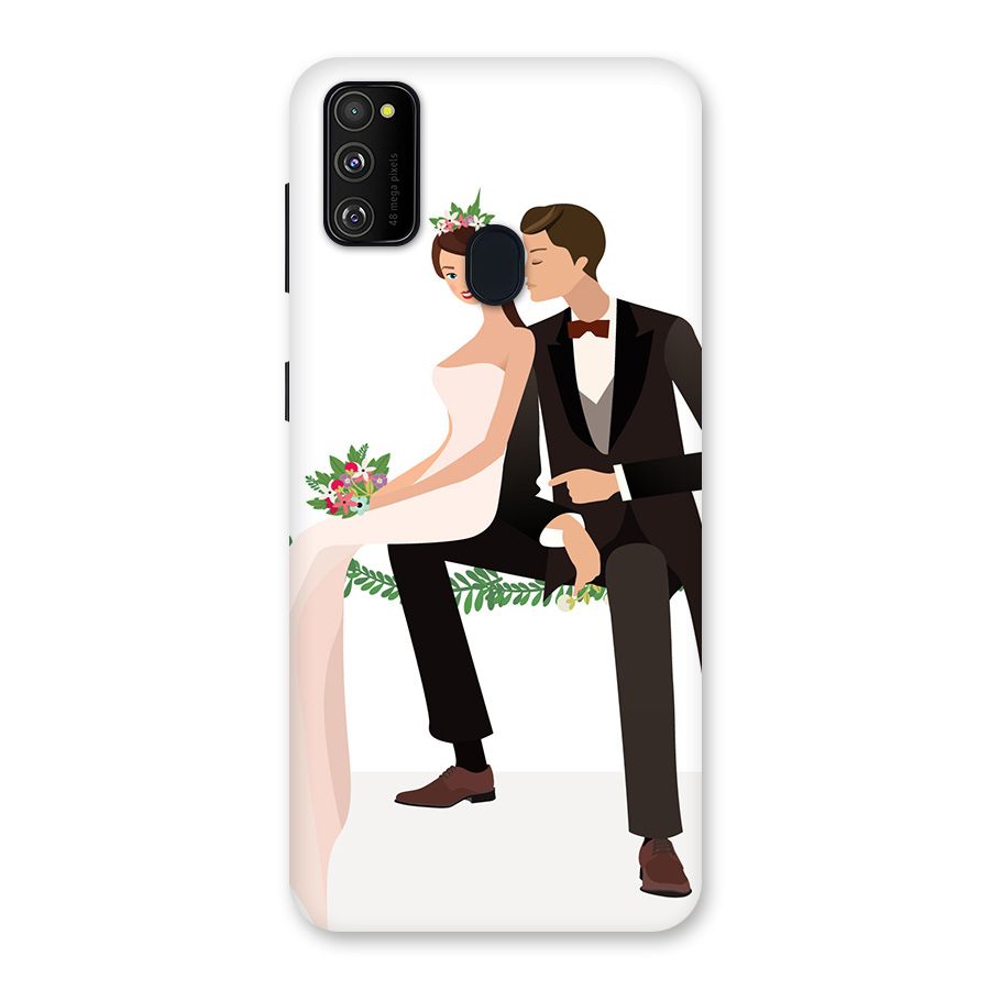 Wedding Couple Back Case for Galaxy M30s