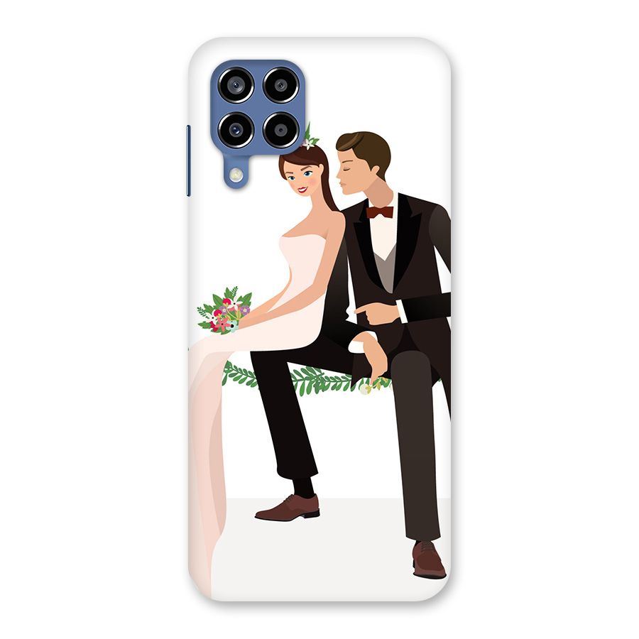 Wedding Couple Back Case for Galaxy M53 5G